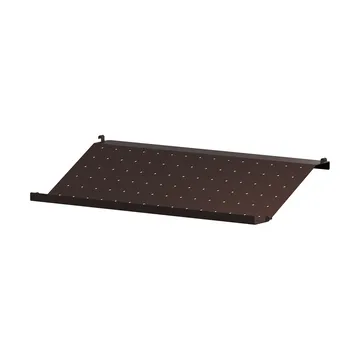 String półka na buty metalowa - Ciemnobrązowy, 58x30 cm - String