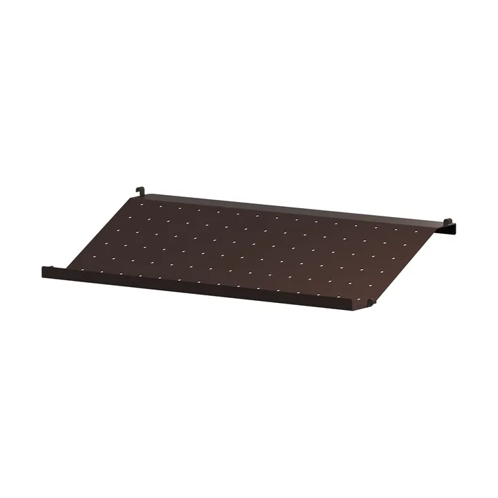 String półka na buty metalowa - Ciemnobrązowy, 58x30 cm - String