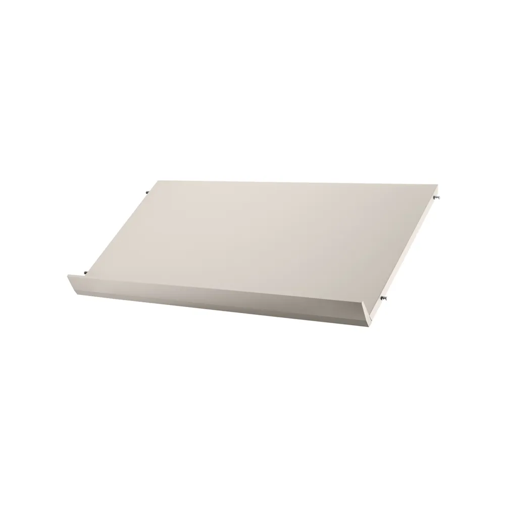 String półka na czasopisma drewniana, beżowy, 78x30 cm String