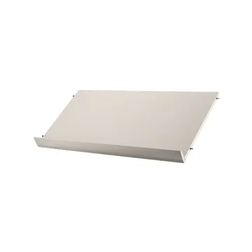 String półka na czasopisma drewniana - beżowy, 78x30 cm - String