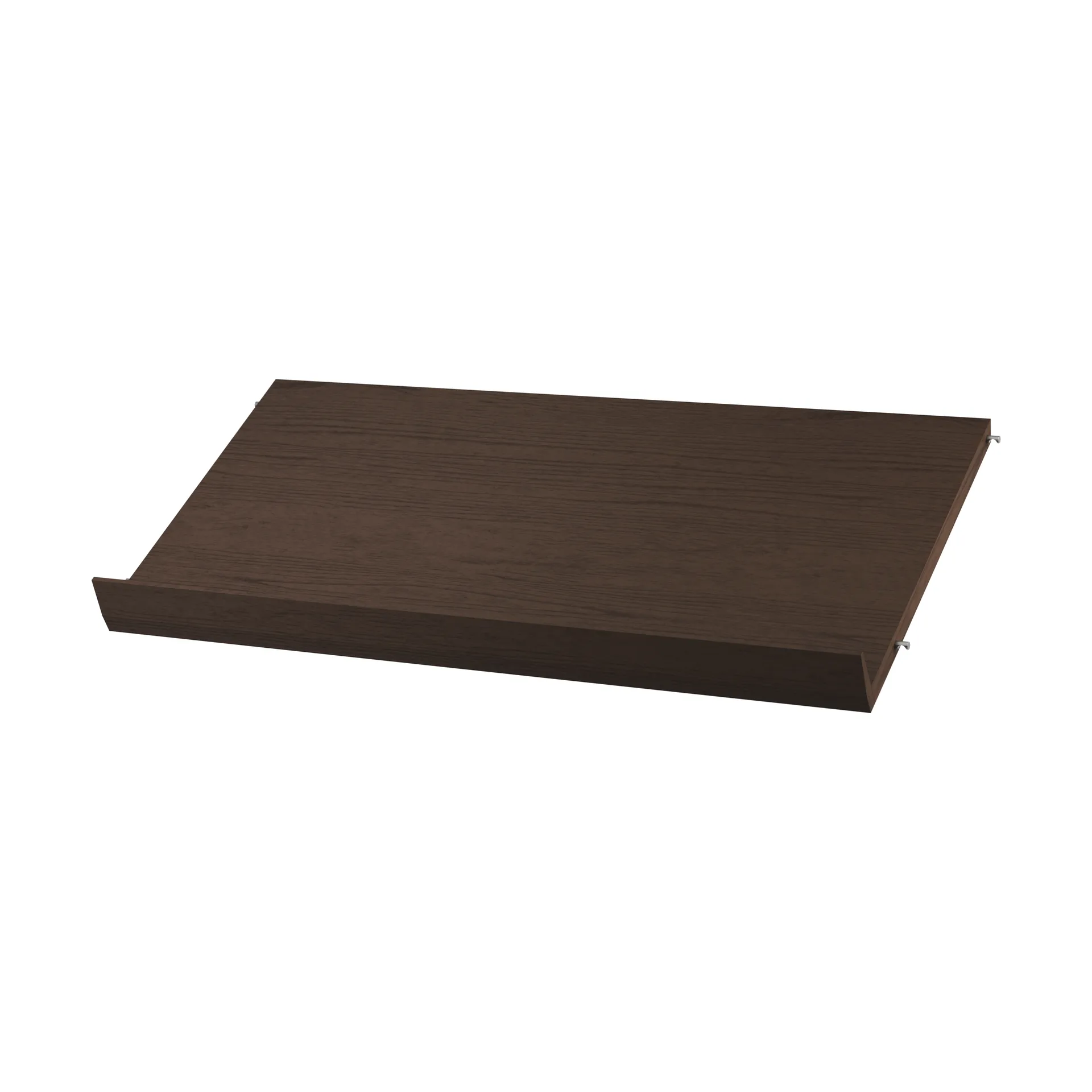 String półka na czasopisma drewniana, Ciemny dąb, 78×30 cm String