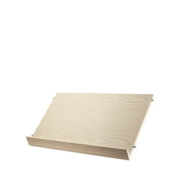 String półka na czasopisma drewniana - sklejka z jesionu, 58x30 cm - String