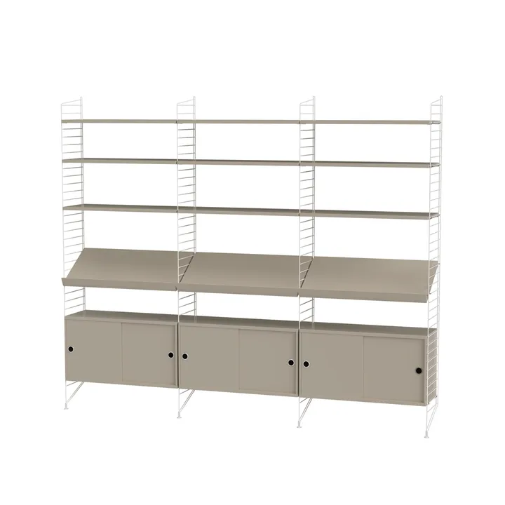 String salon beżowy & biały - Kombinacja G - String