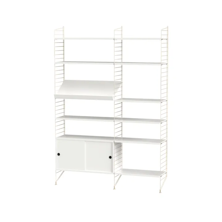 String salon biały & beżowy - Kombinacja H - String