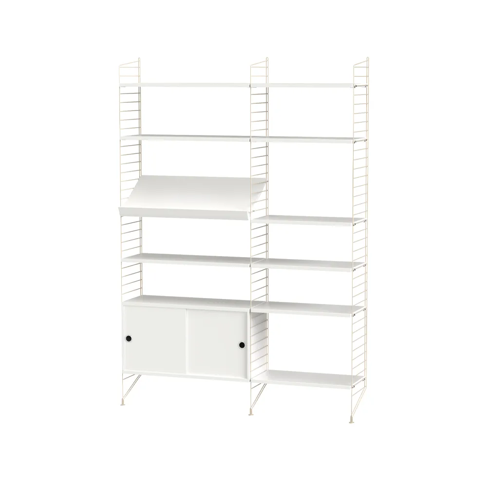 String salon biały & beżowy - Kombinacja H String