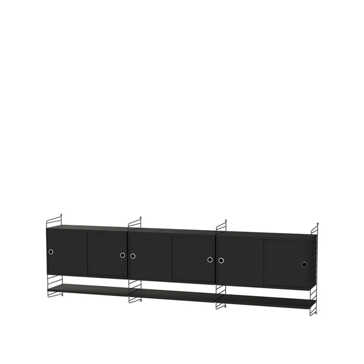 String salon czarny - Kombinacja E - String
