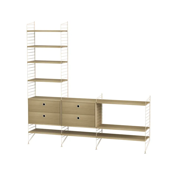 String salon dąb & beż - Kombinacja J - String