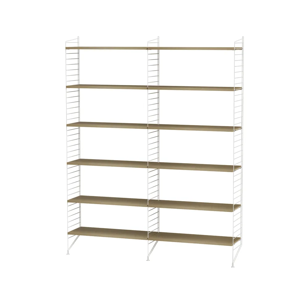 String salon dąb & biel - Kombinacja A String