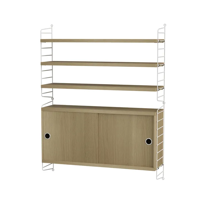 String salon dąb & biel - Kombinacja I - String