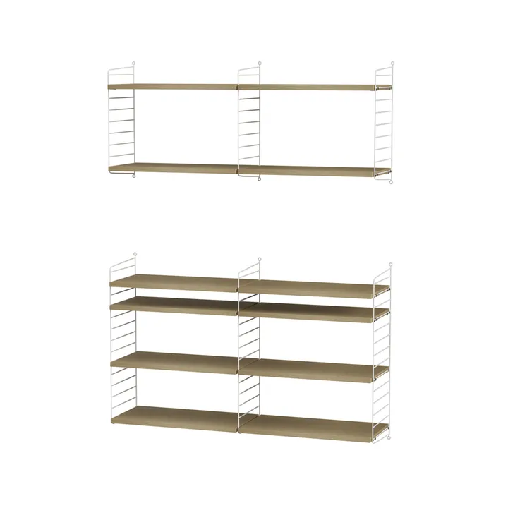 String salon dąb & biel - Kombinacja N - String