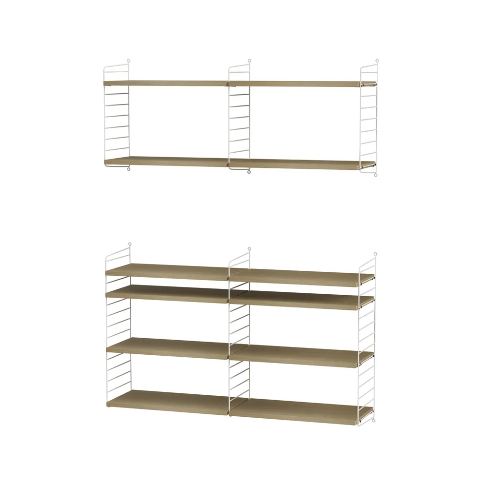 String salon dąb & biel - Kombinacja N String