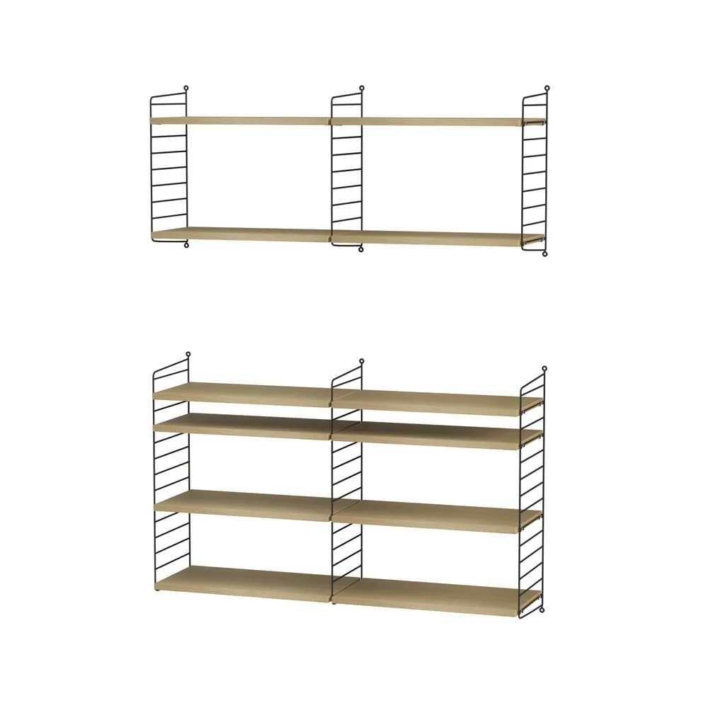 String salon dąb & czerń - Kombinacja N,  String