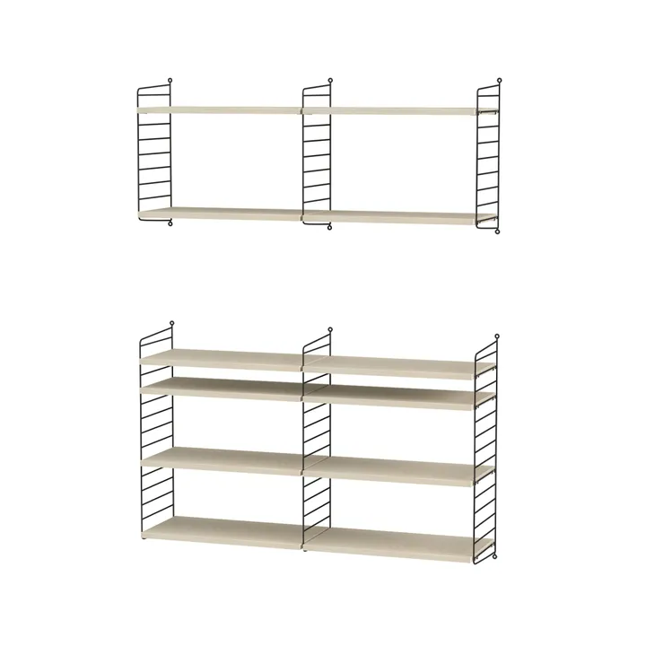 String salon jesion & czerń - Kombinacja N - String