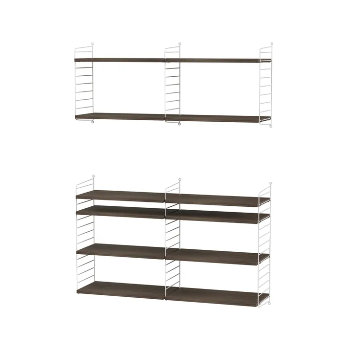 String salon orzech & biel - Kombinacja N - String