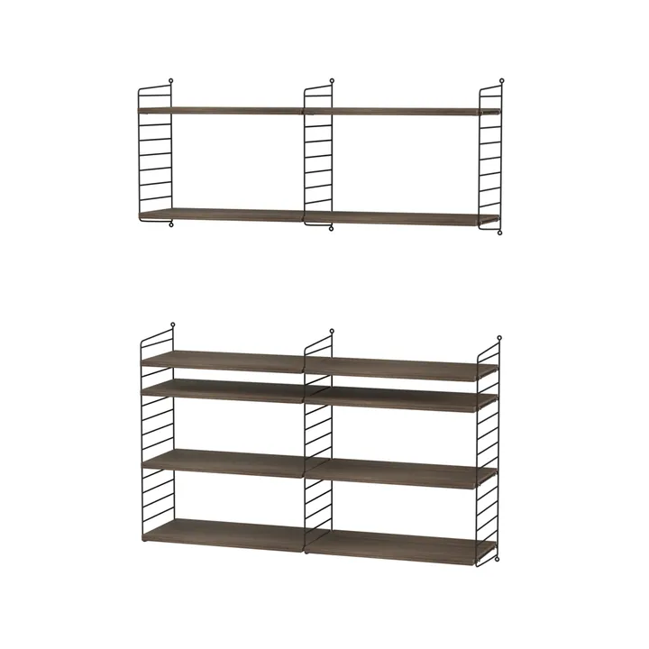 String salon orzech & czerń - Kombinacja N - String