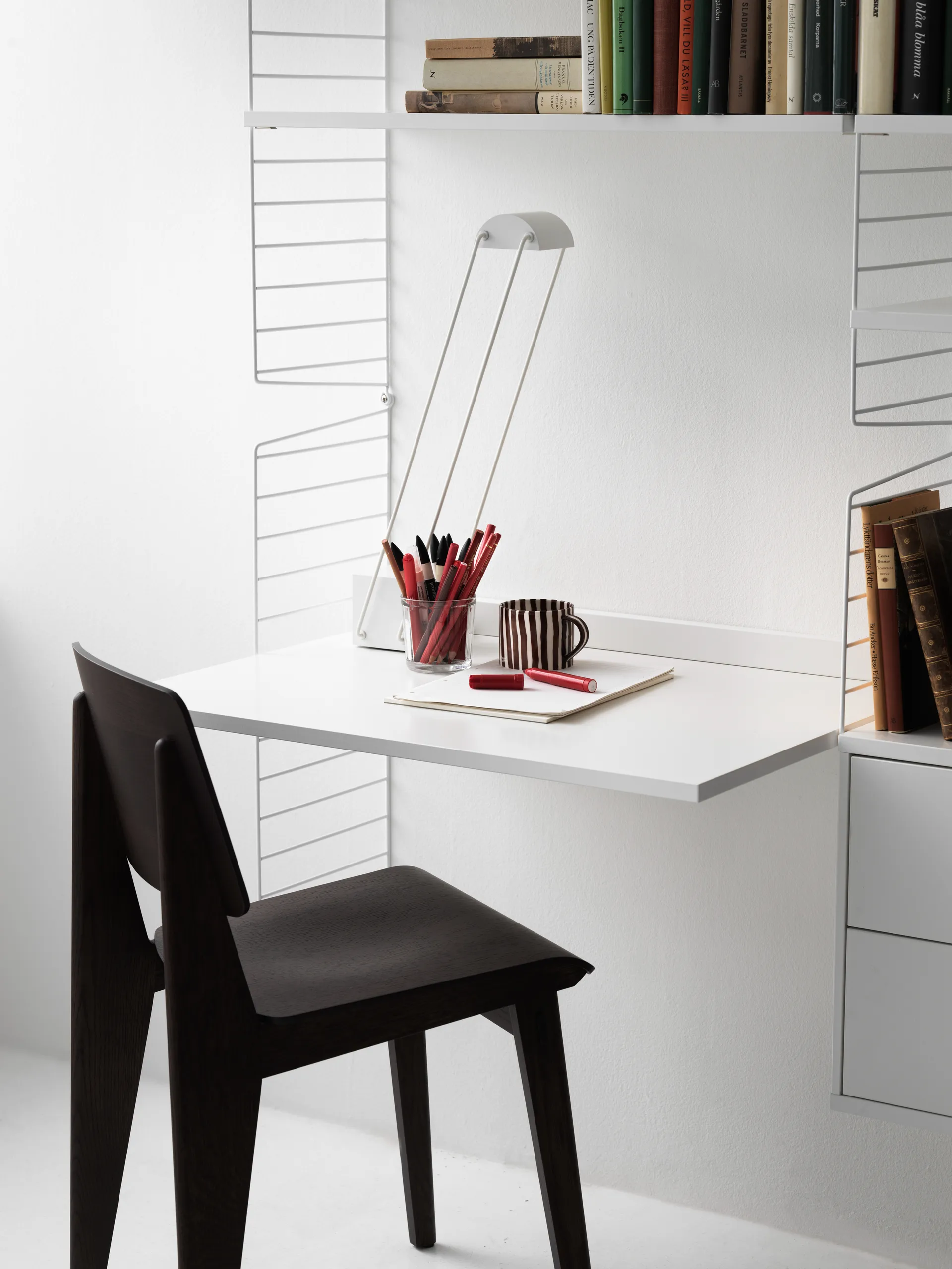 String ściana boczna, Biały, 75x30 cm, 1-pakiet String