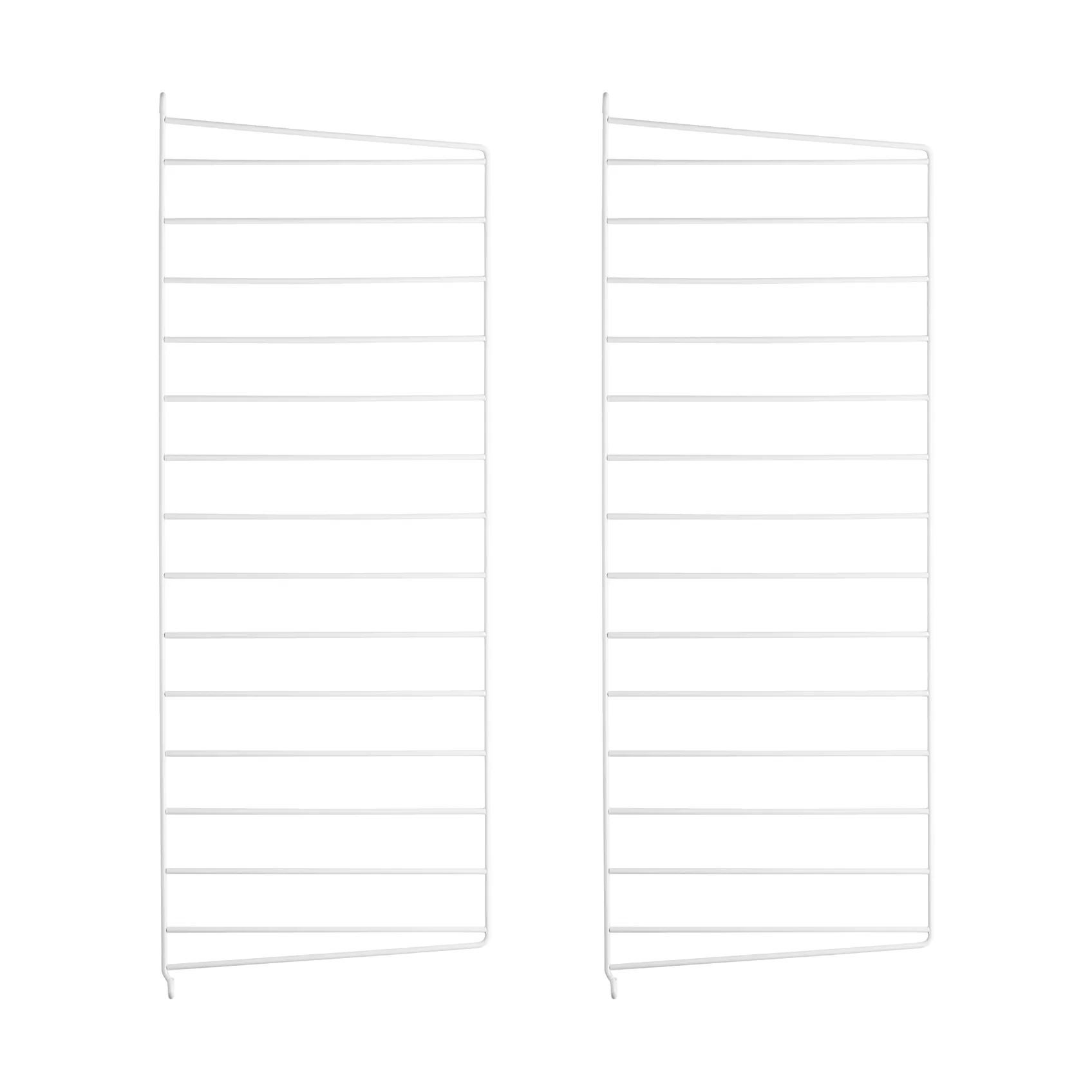 String ściana boczna, Biały, 75x30 cm, 2-pakiet String