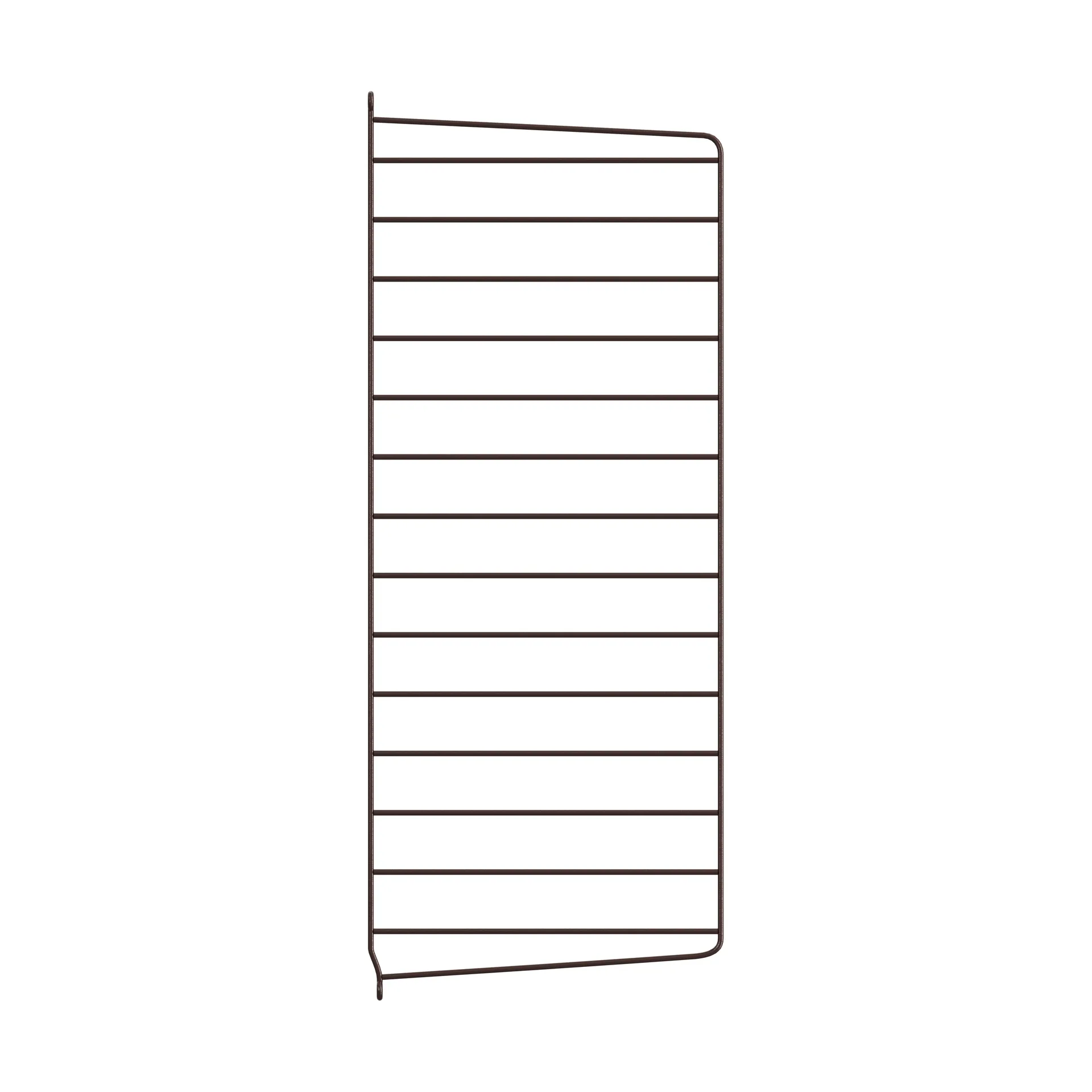 String ściana boczna, Ciemnobrązowy, 75x30 cm, 1 szt. String