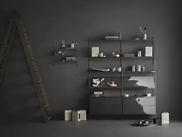 String ściana boczna - Ciemnoszary, 75x20 cm, 1-pakiet - String