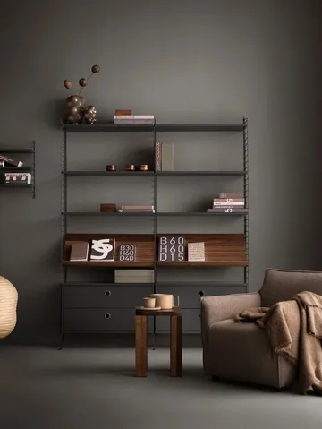 String ściana boczna - Ciemnoszary, 75x20 cm, 1-pakiet - String