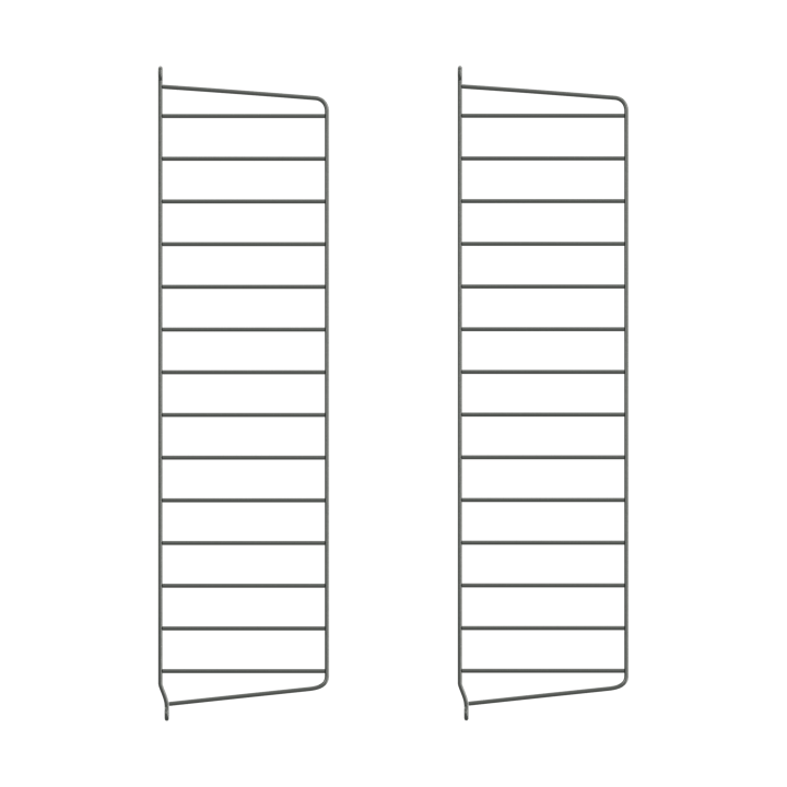 String ściana boczna - Ciemnoszary, 75x20 cm, 2-pack - String