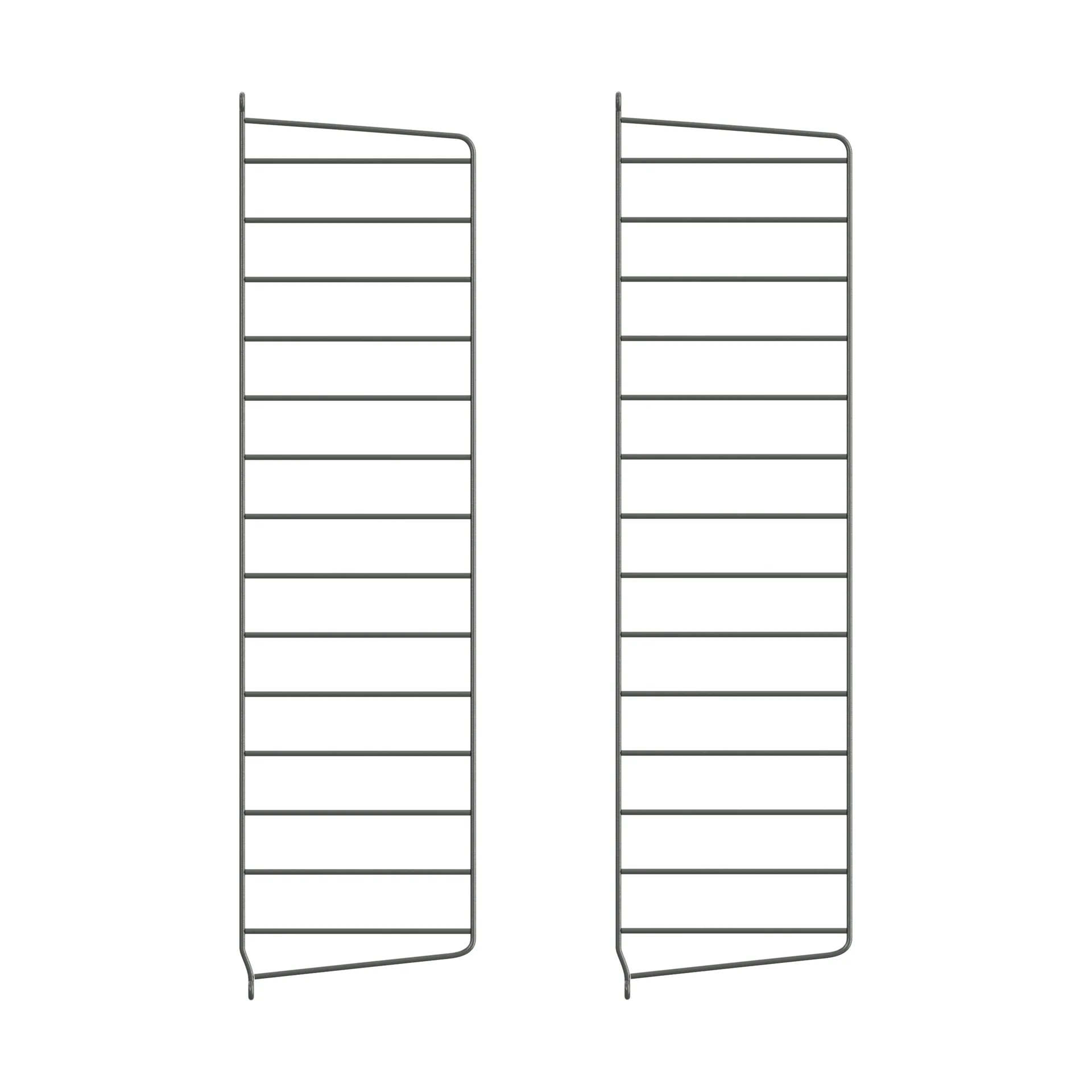 String ściana boczna, Ciemnoszary, 75x20 cm, 2-pakiet String