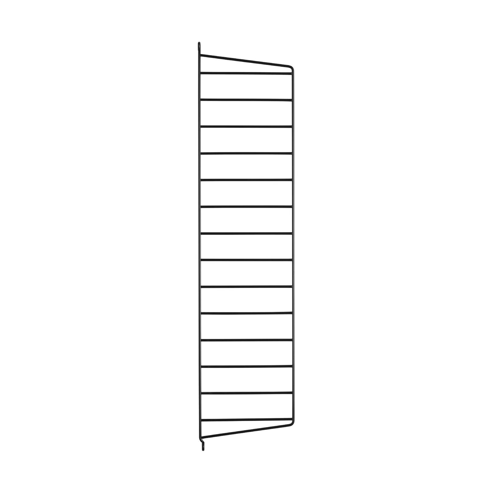 String ściana boczna, Czarny, 75x20 cm, 1-pakiet String