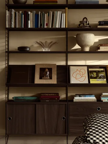 String sekcja szufladowa - Ciemny dąb, 78×30 cm - String