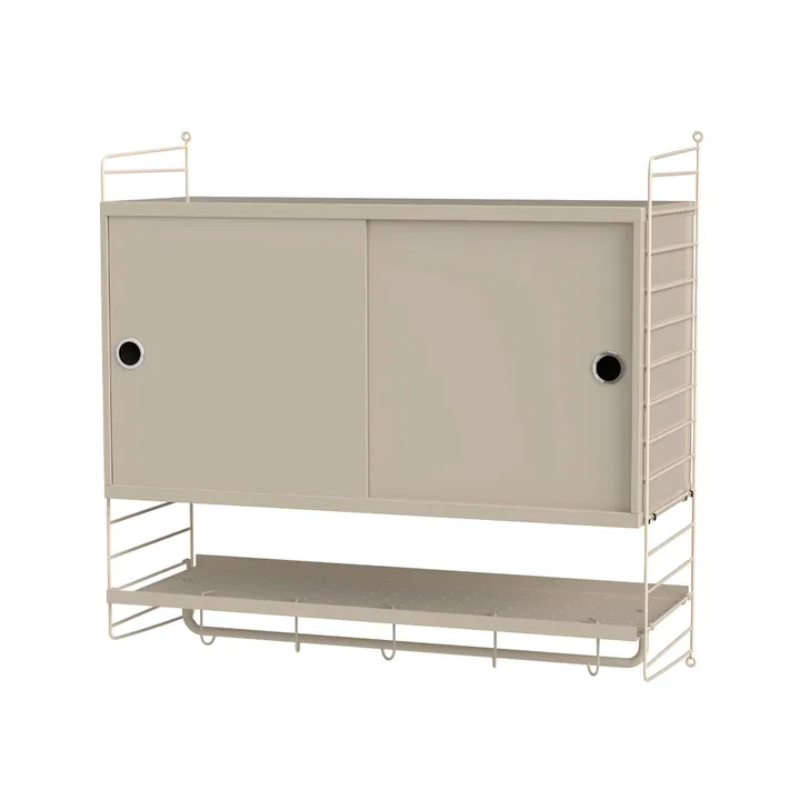 String sypialnia beżowa - Kombinacja F - String