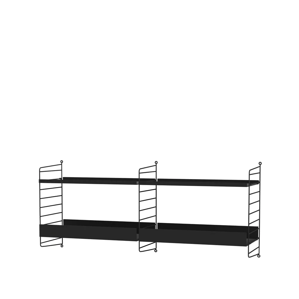 String sypialnia czarna - Kombinacja B,  String