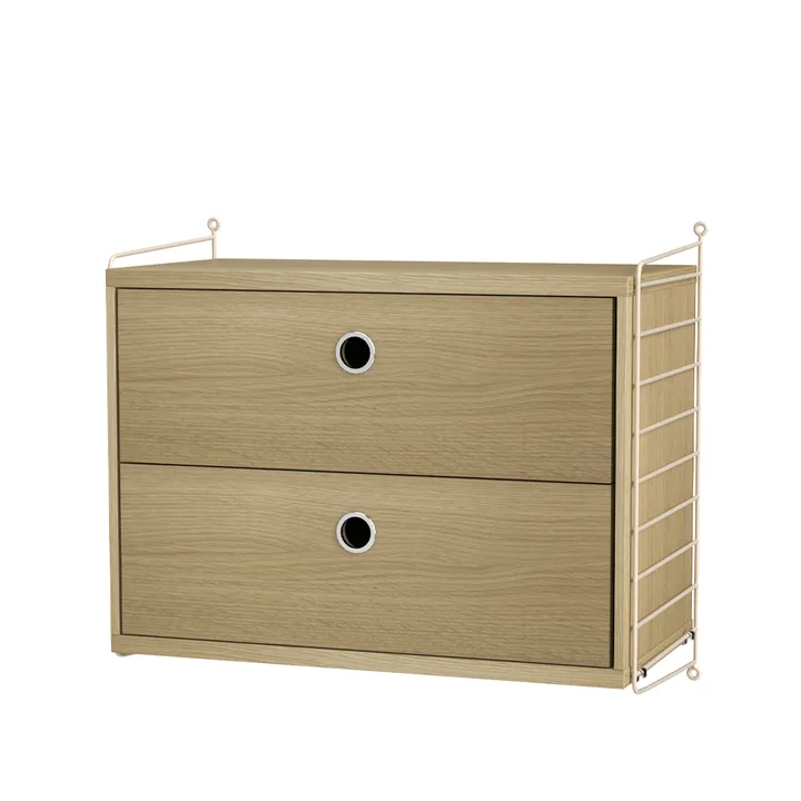 String sypialnia dąb & beż - Kombinacja A - String