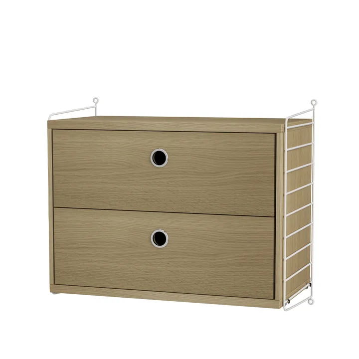 String sypialnia dąb & biel - Kombinacja A - String