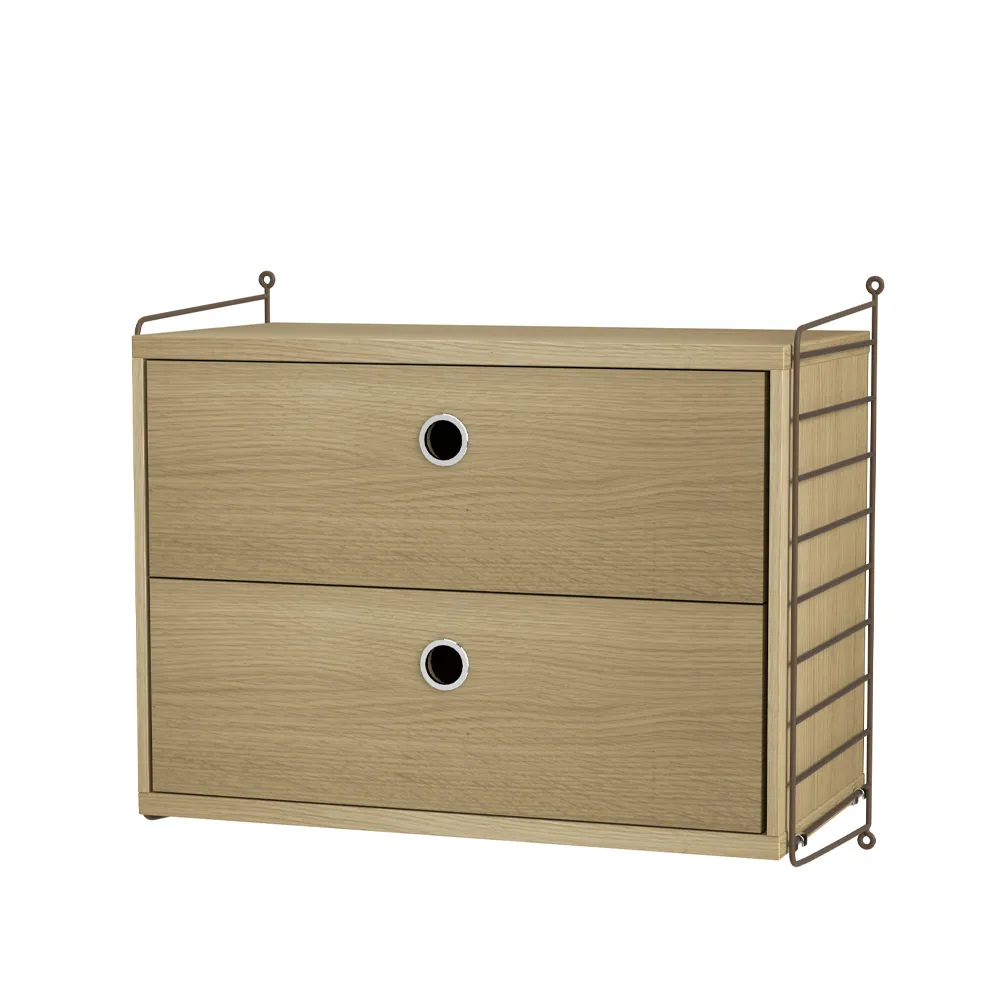 String sypialnia dąb & brąz - Kombinacja A String