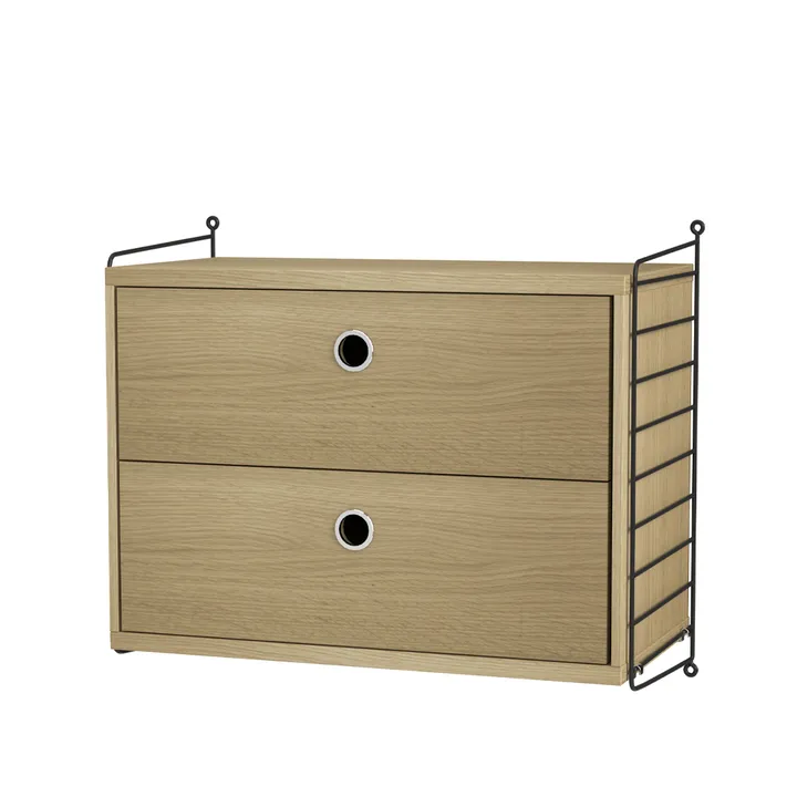 String sypialnia dąb & czerń - Kombinacja A - String