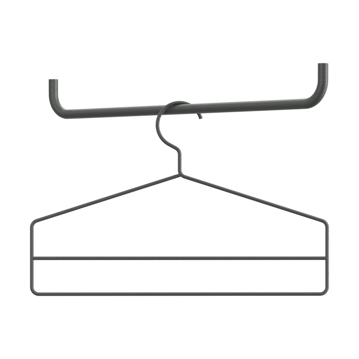 String wieszak 4-pakiet - Ciemnoszary - String