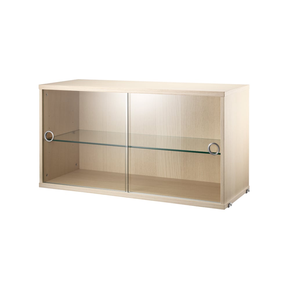 String String witryna biała 78 cm pudełko | Skandynawski Design | Witryny i komody | Beżowy