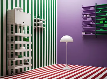 Szafka wisząca String - Biała, 58x30 cm - String