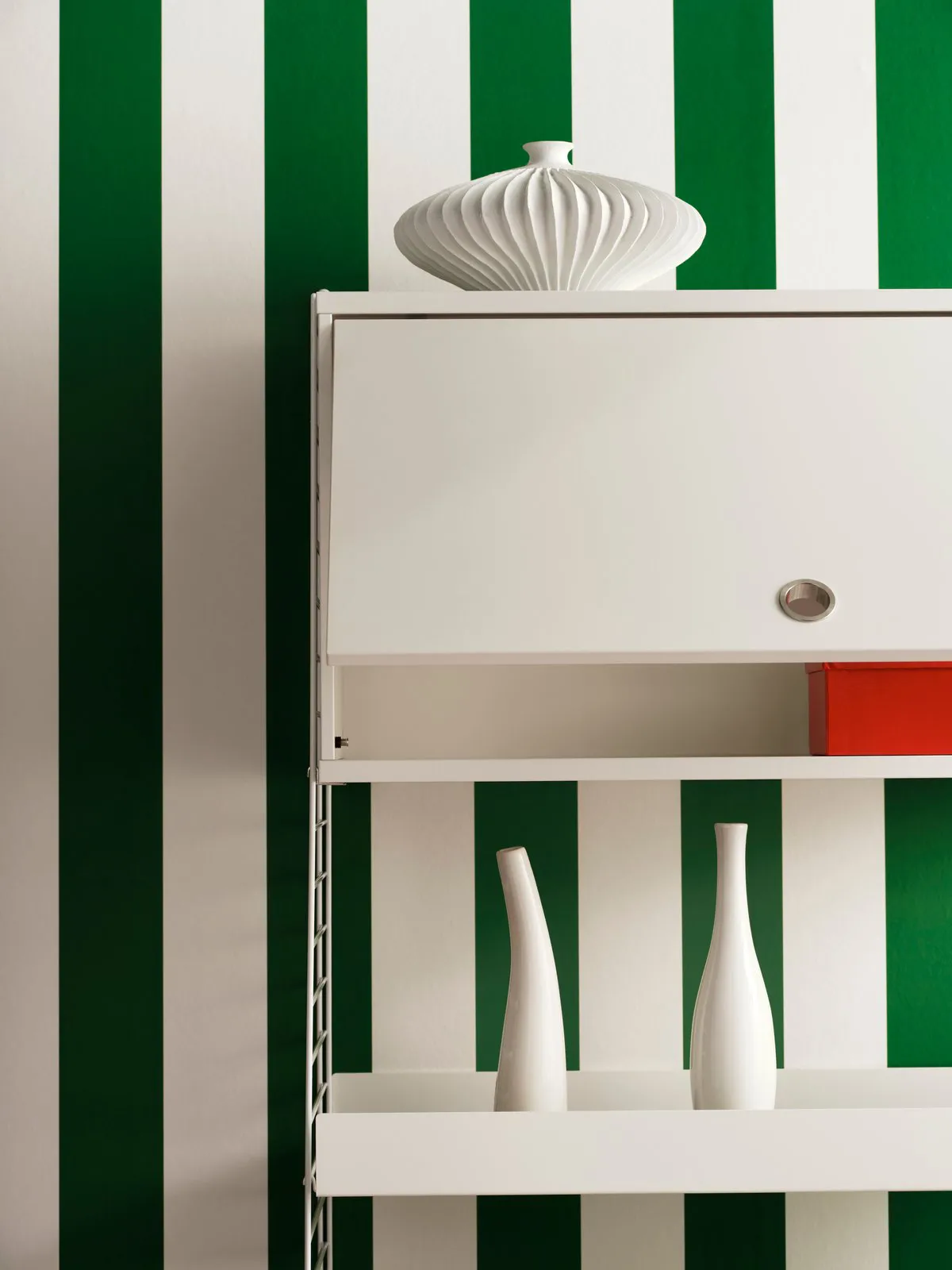 Szafka wisząca String, Biała, 58x30 cm String