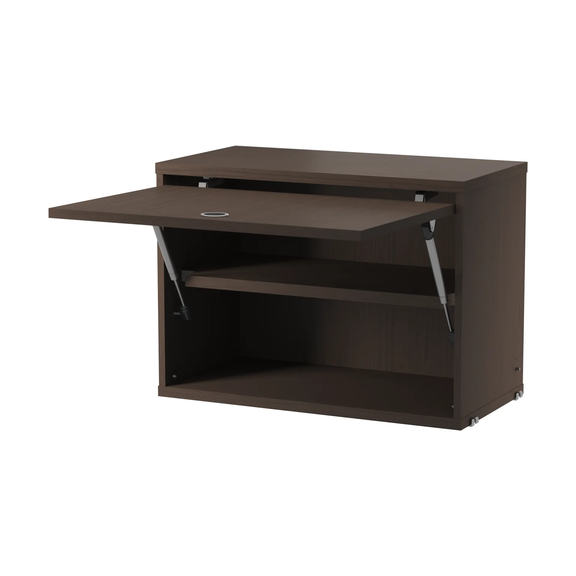 Szafka wisząca String, Ciemny dąb, 58×30 cm String