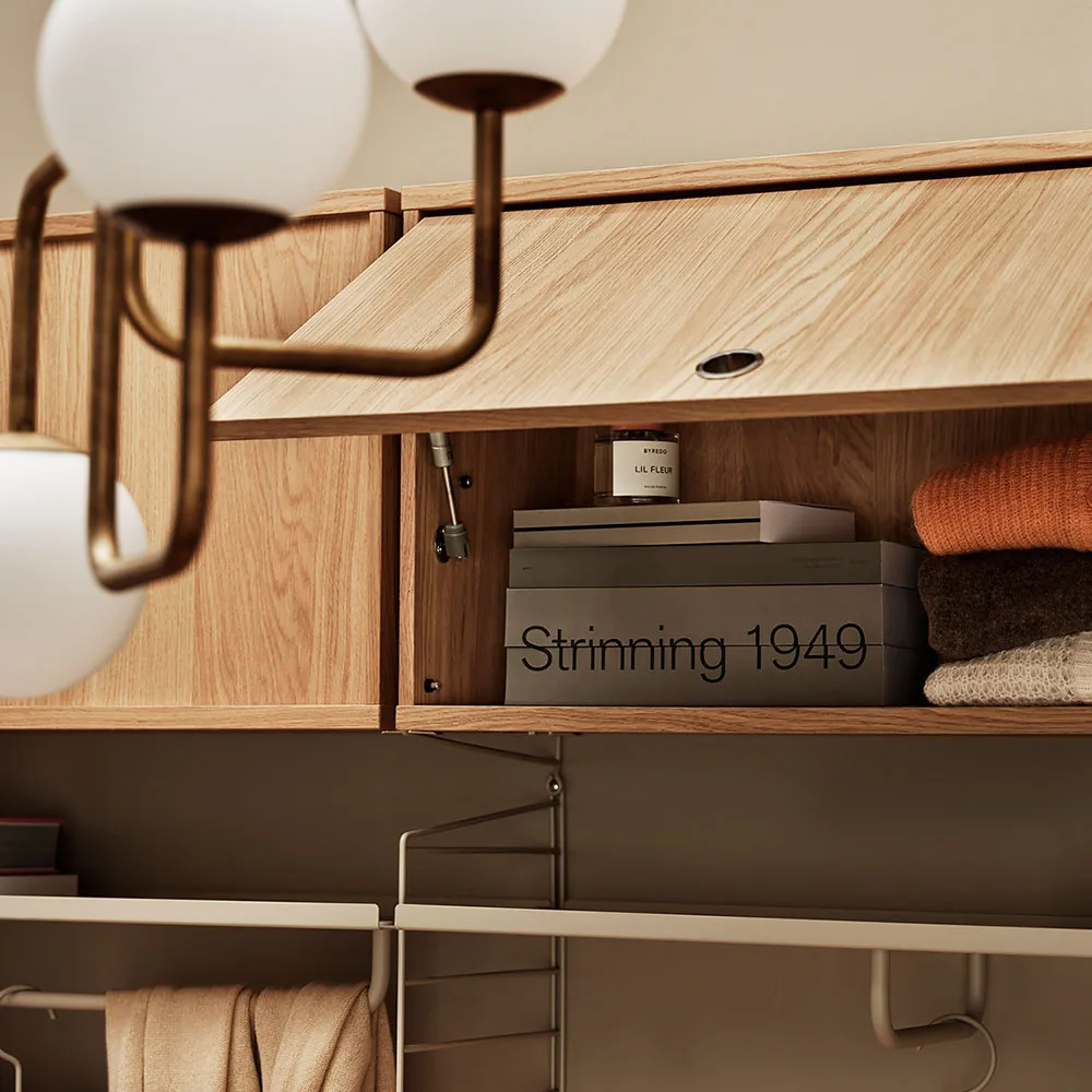 Szafka wisząca String, Dąb, 78x30 cm String