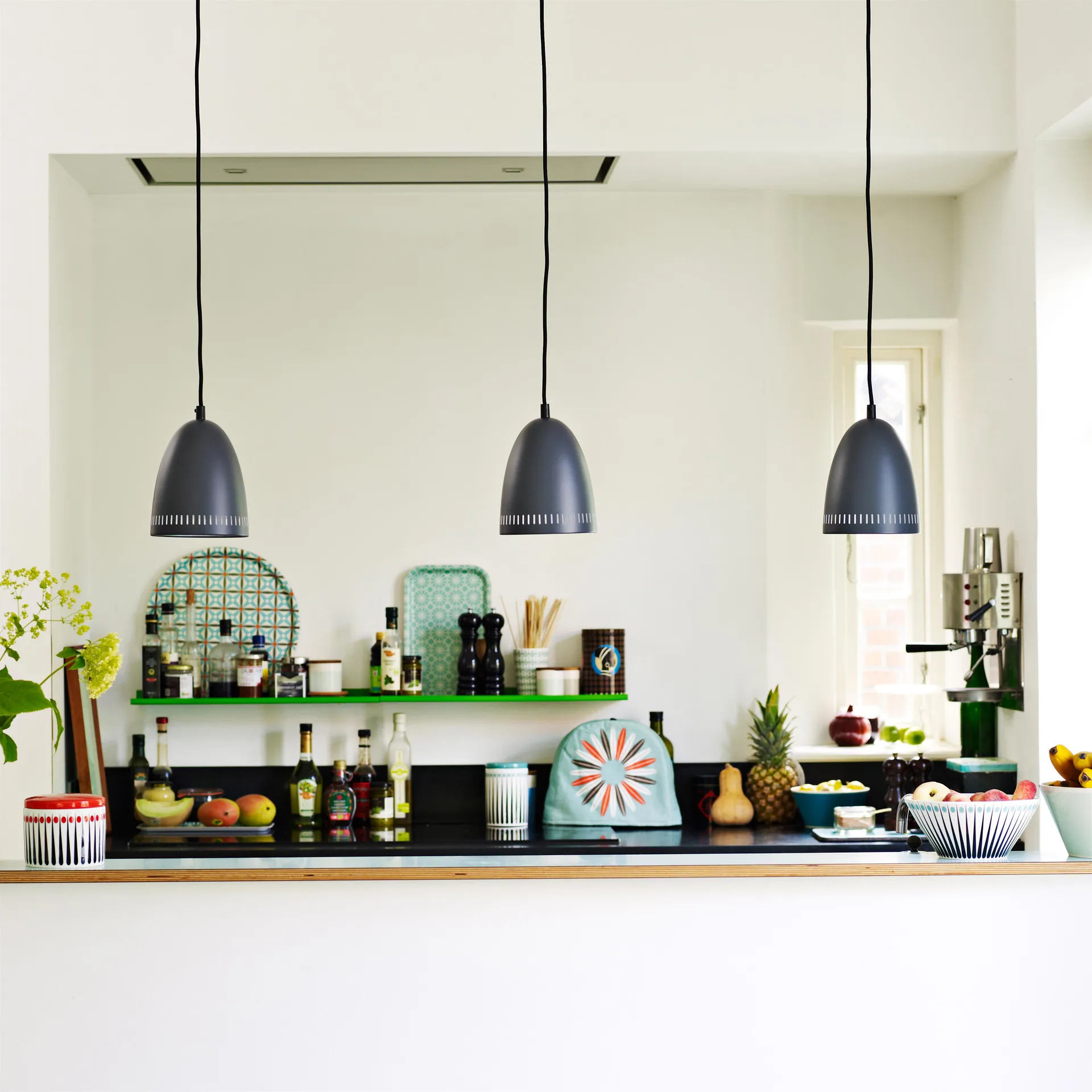 Lampa Dynamo mała, matt almost black (szary) Superliving