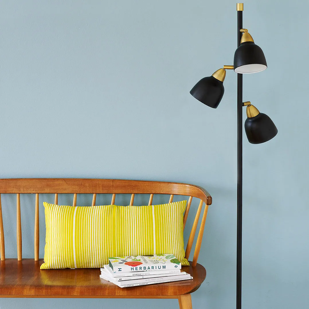 Lampa podłogowa Urban Triple, Matt real black Superliving