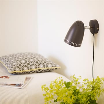 Lampa ścienna Dynamo krótkie ramię - matt almost black (szary) - Superliving