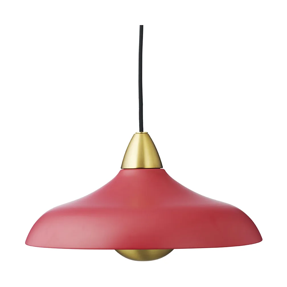 Lampa sufitowa Urban, szeroka, Raspberry red Superliving