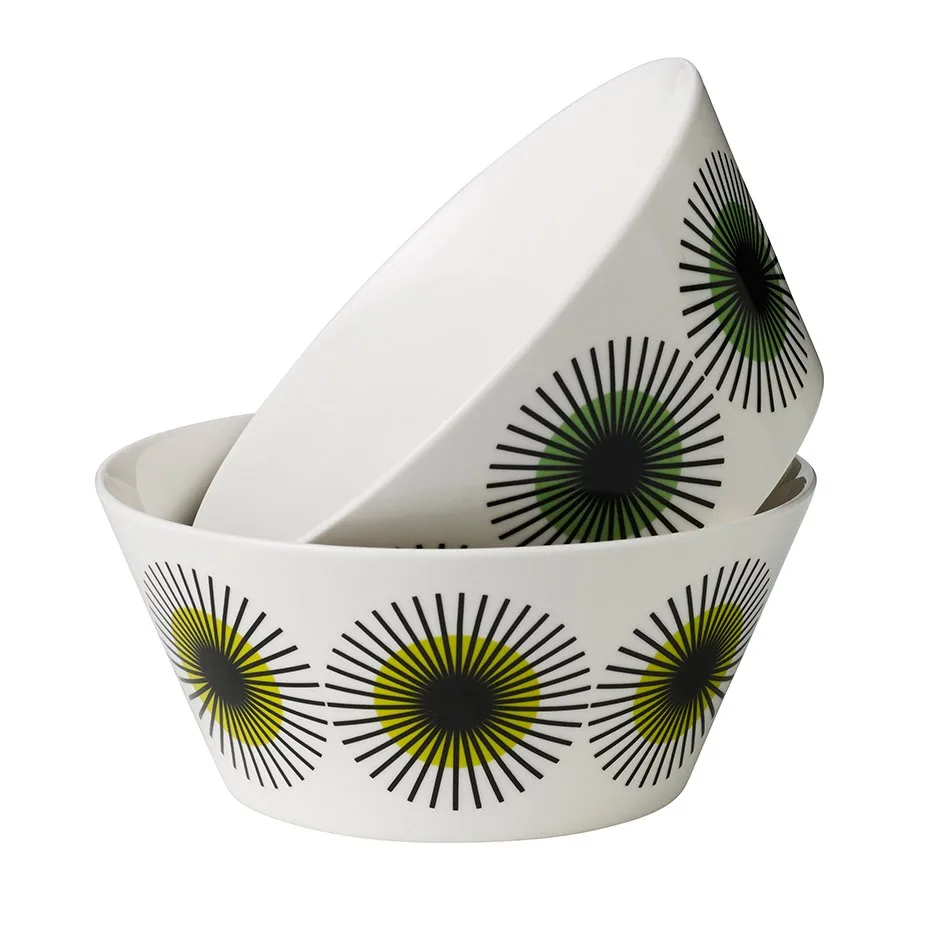 Miska Lulu, biało-limonkowy Superliving