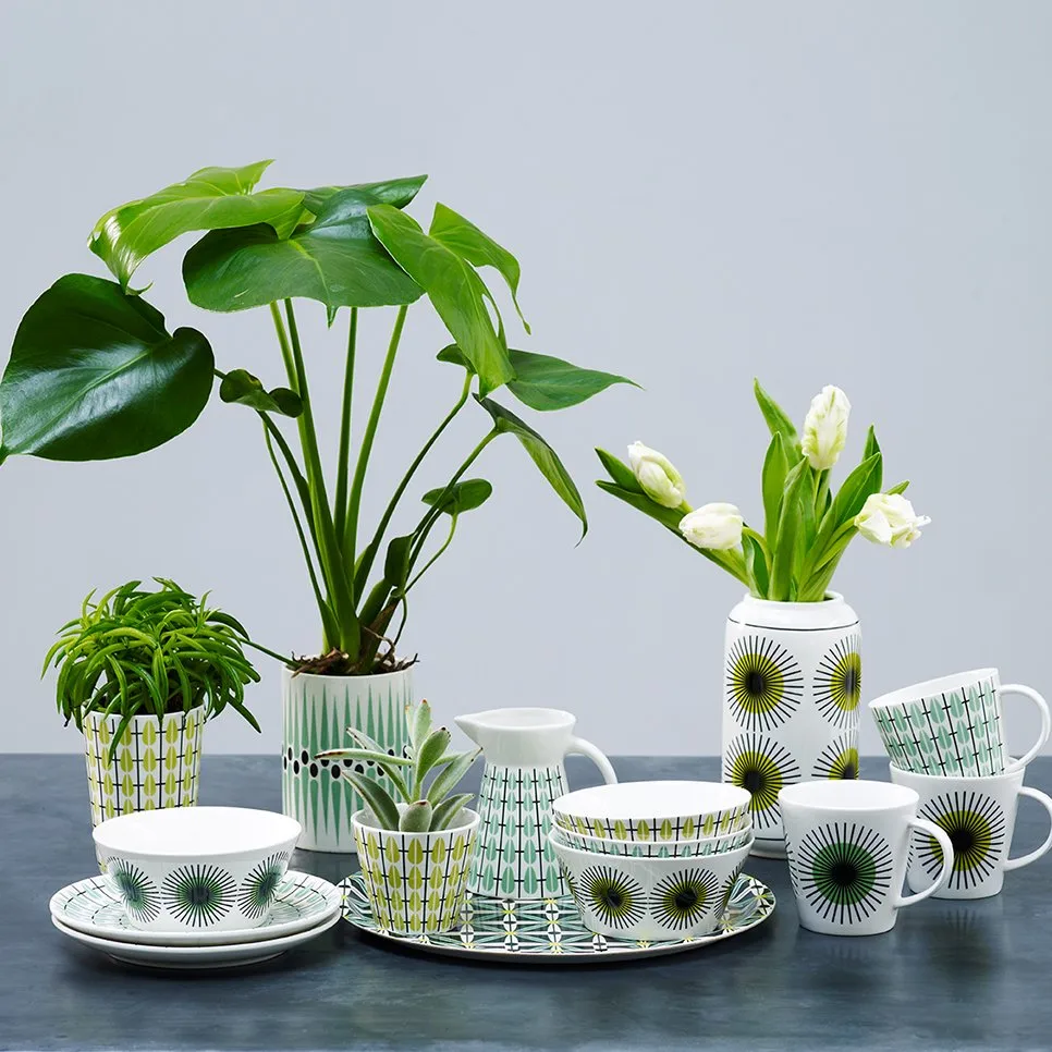 Miska Lulu, biało-limonkowy Superliving