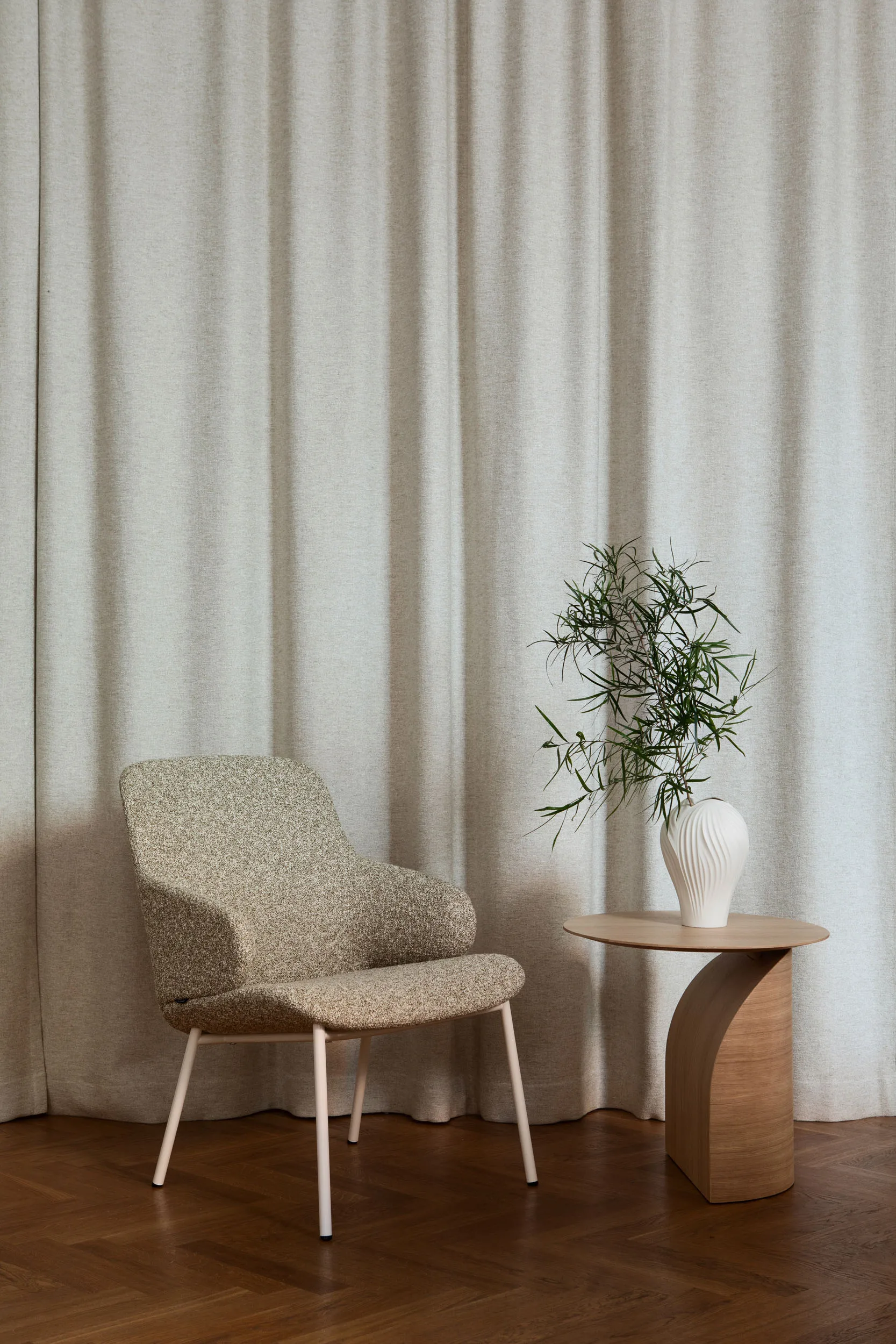 Anna wazon mały 27 cm, Biały Swedese