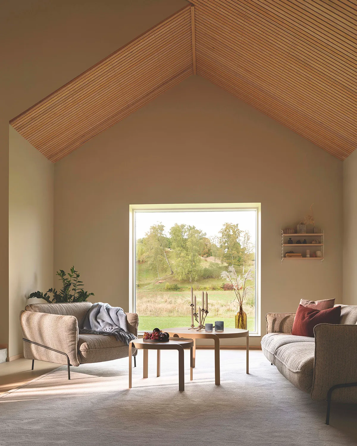 Fotel Continental, Sealife Ivory/sand-nutmeg Swedese