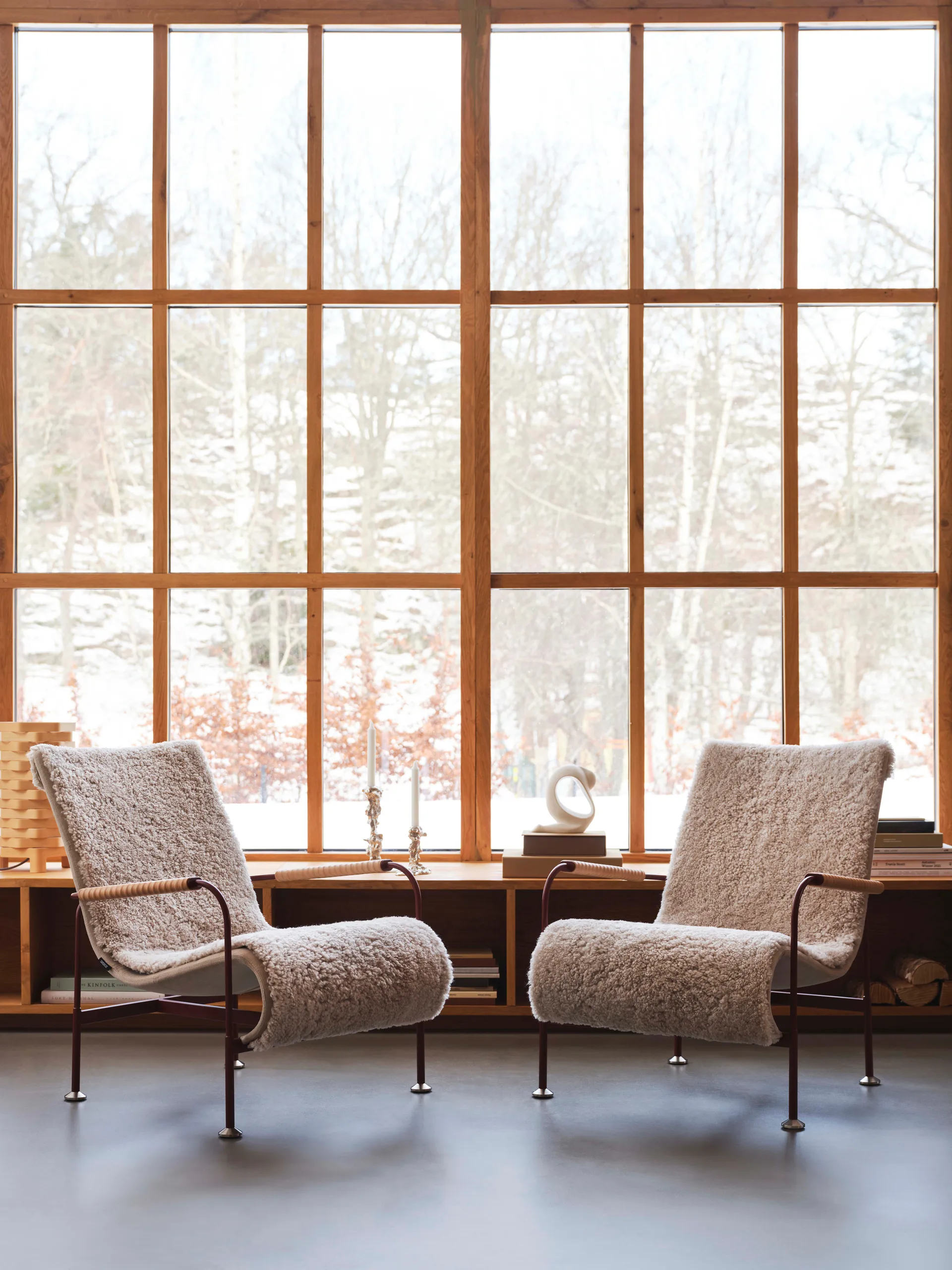 Fotel Serpentine, Skóra Elmo Soft Ciemnobrązowy–Tärnsjö Tobacco Swedese