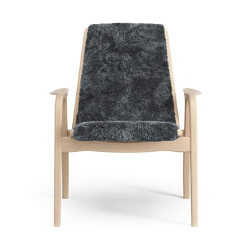 Fotel z laminatu buk lakierowany/skóra owcza - Charcoal (ciemnoszary) - Swedese
